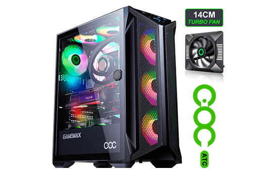 Gabinete Gamer Gamemax Brufen C1 Black